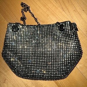 Crystal mesh bag